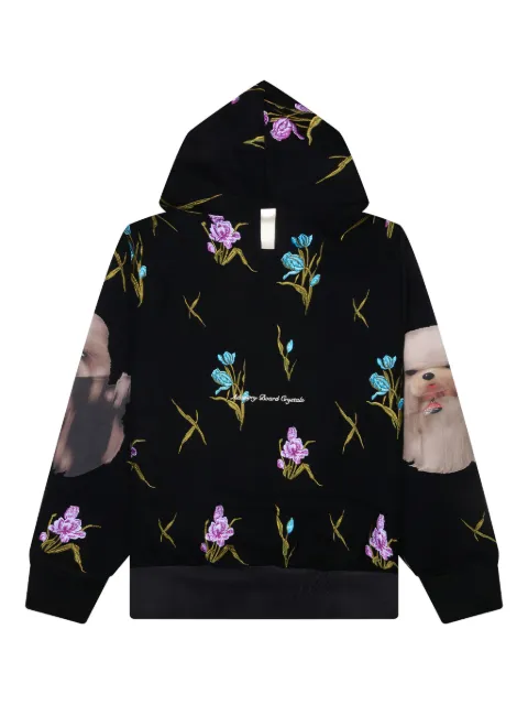 Advisory Board Crystals floral-print hoodie 