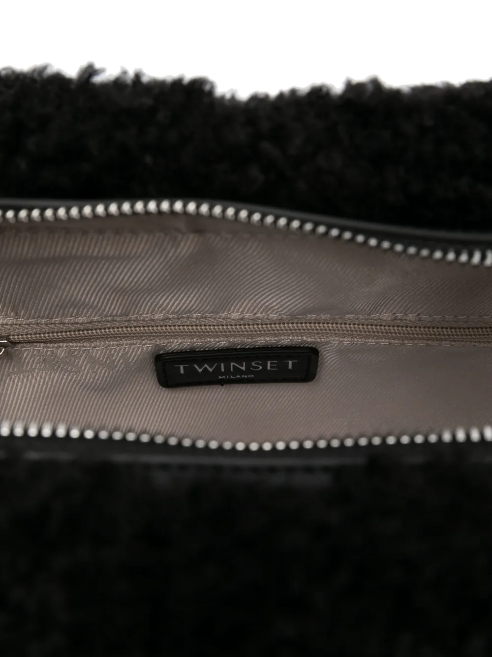 TWINSET logo-print tote bag Zwart