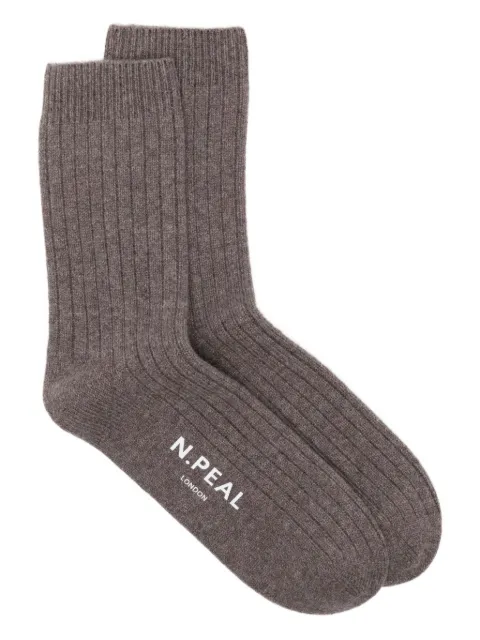 N.Peal ribbed socks