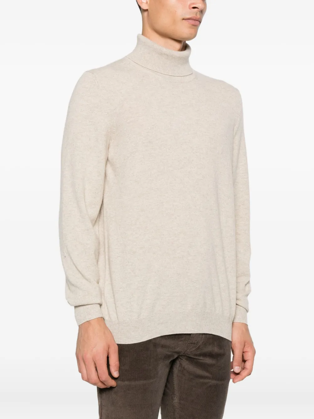 Fedeli Kasjmier top met col Beige