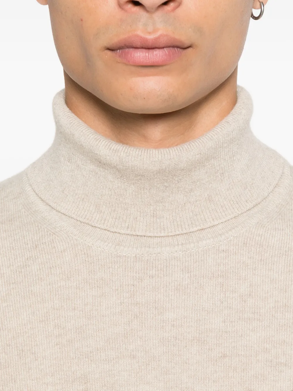 Fedeli Kasjmier top met col Beige