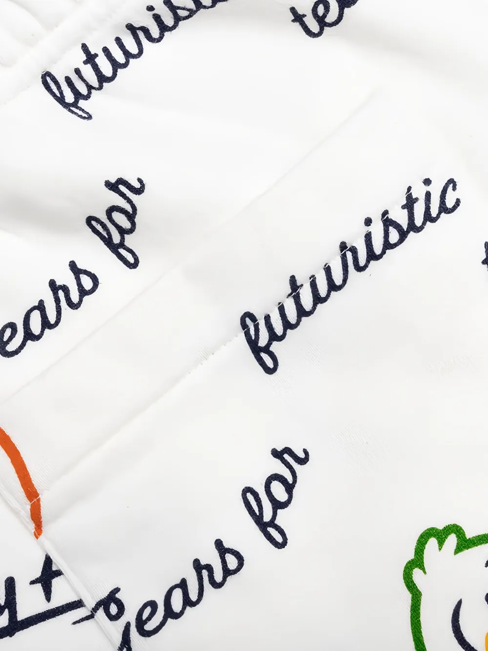 Human Made Shorts met eendenprint Wit