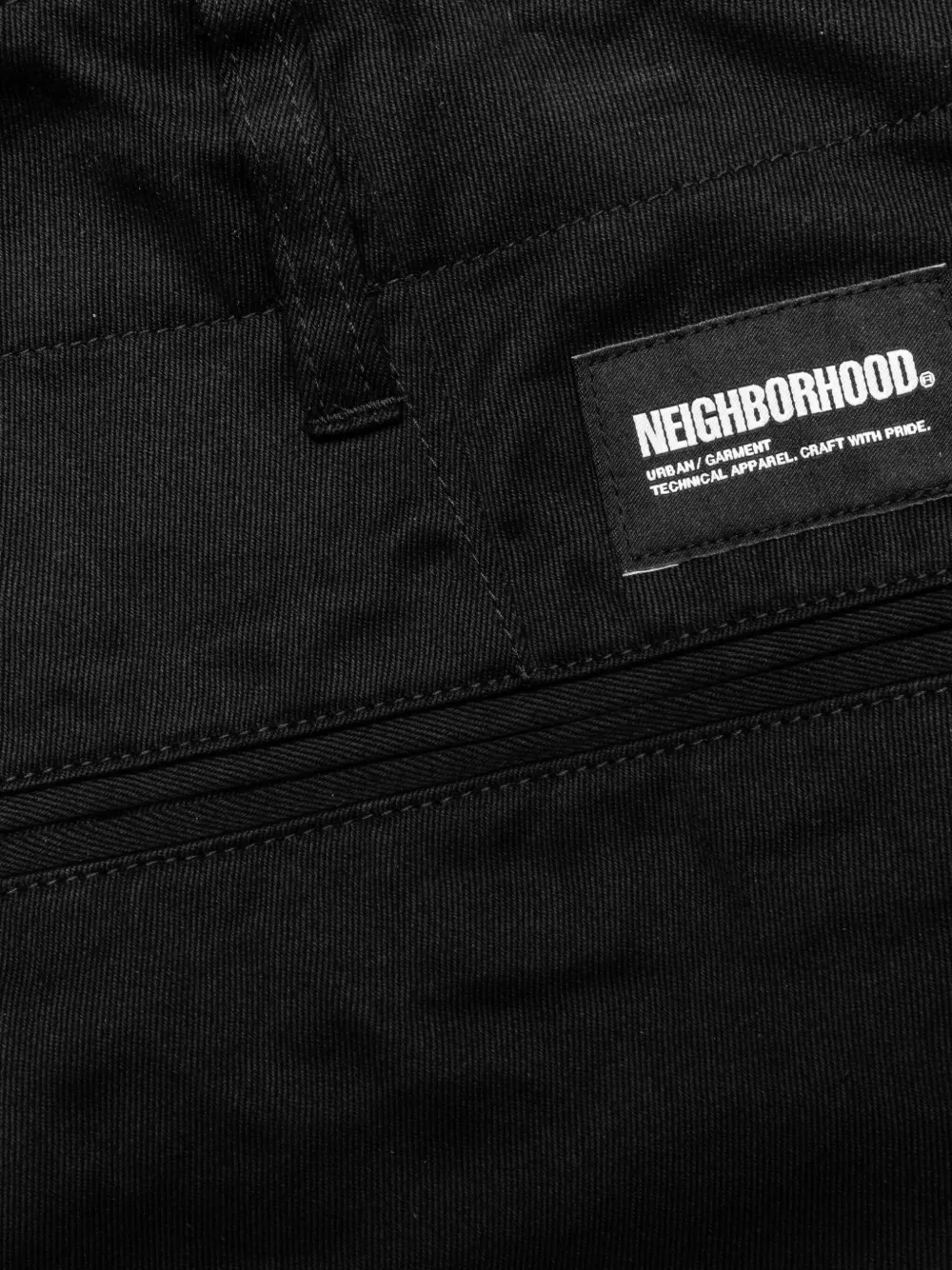 Neighborhood Chino shorts Zwart