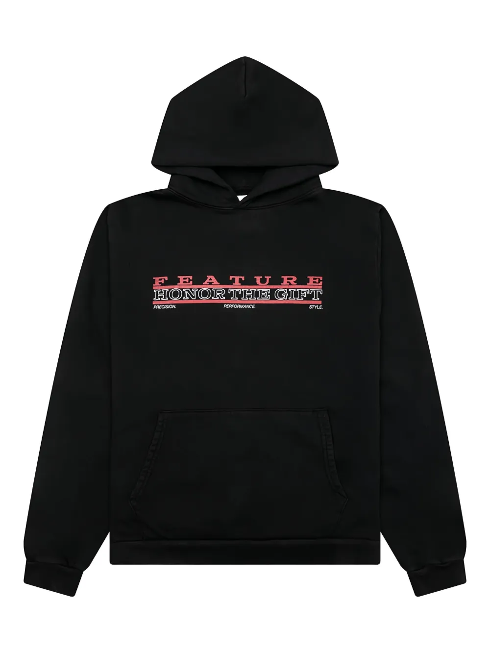 Honor The Gift x Feature Racing Club hoodie Zwart