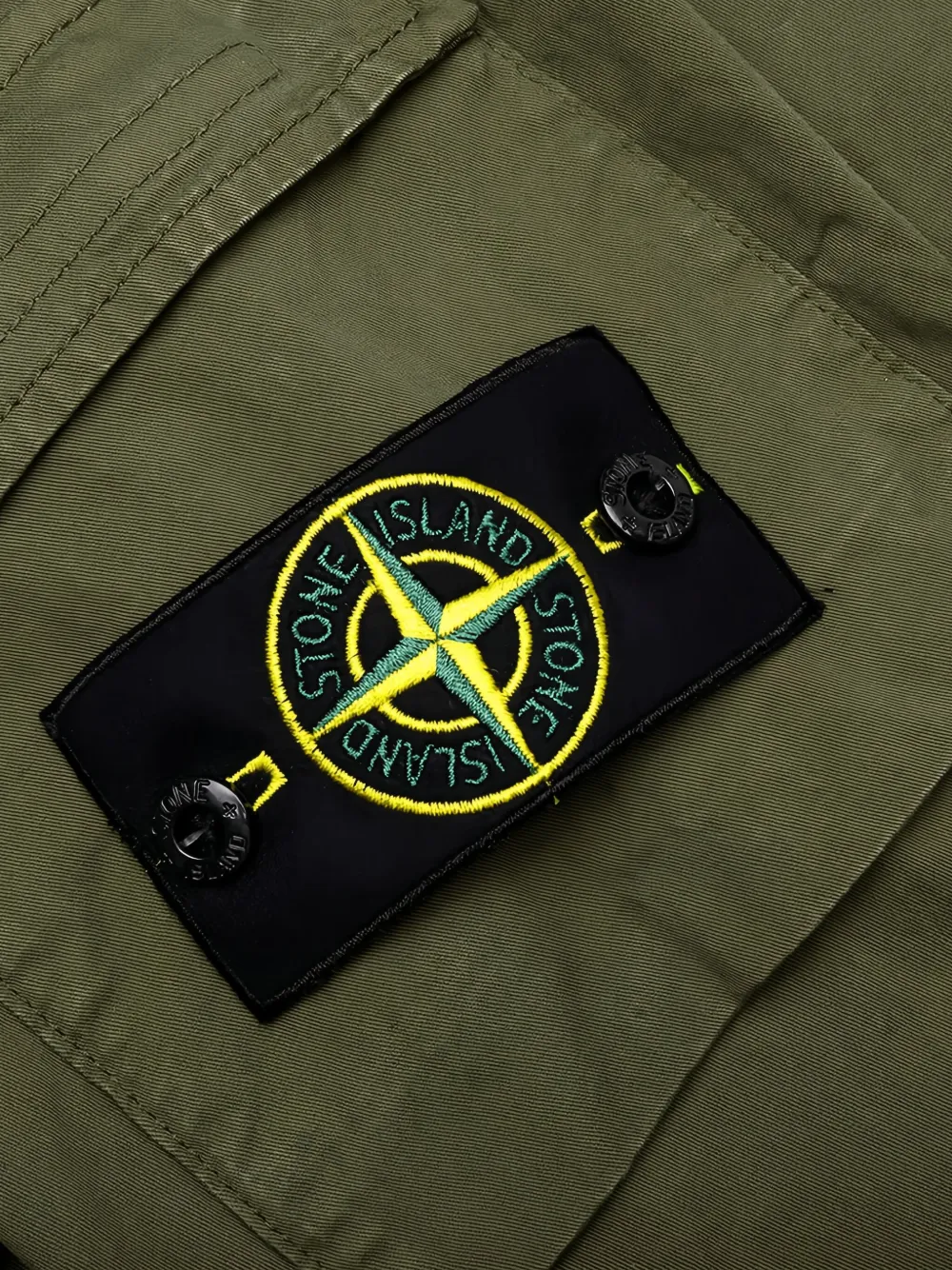 Stone Island Compass-badge Zip-up Jacket In Animal Print