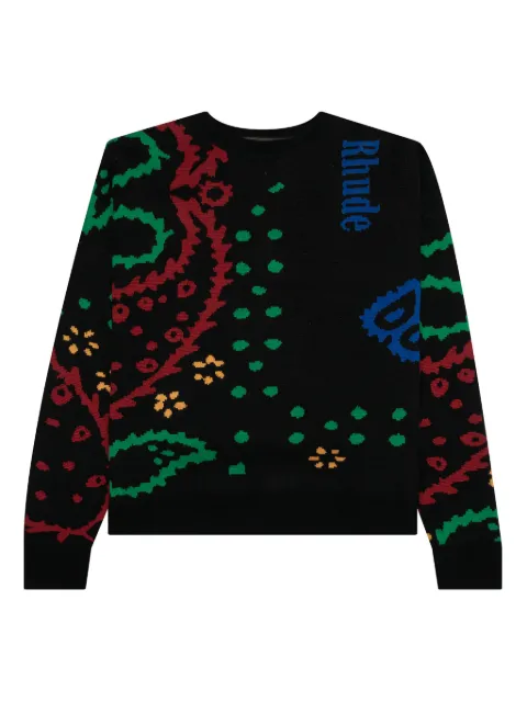 RHUDE intarsia-knit sweater