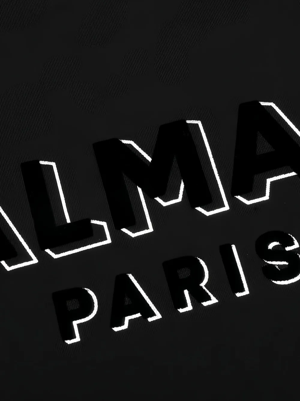 Balmain T-shirt met logoprint Zwart