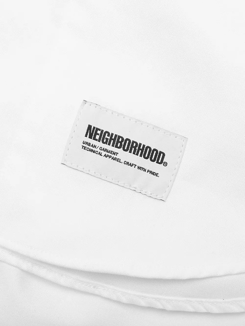 Neighborhood Overhemd met halsketting-detail Wit