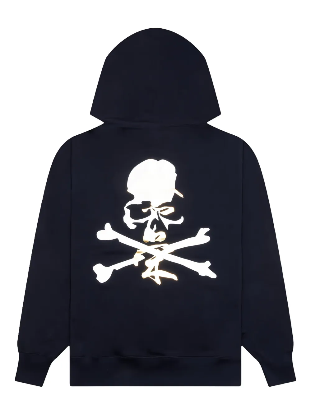 Mastermind Japan Prosperity skull-print hoodie - ブルー Mastermind Japan Prosperity skull-print hoodie - ブルー