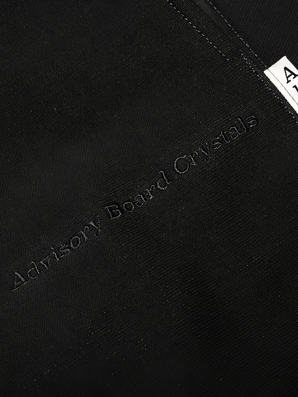Advisory Board Crystals Shorts met geborduurd logo Zwart