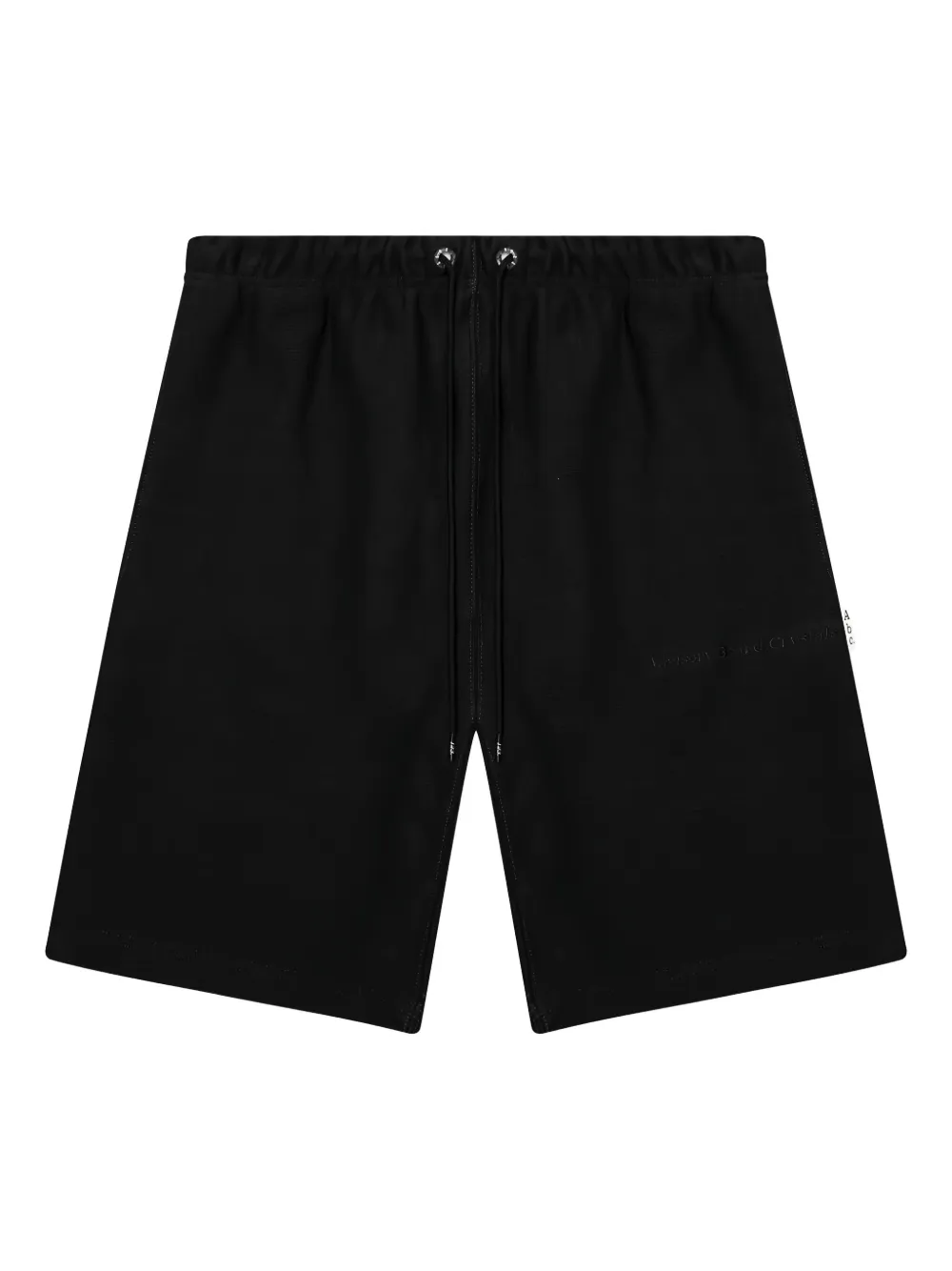 Advisory Board Crystals Shorts met geborduurd logo Zwart