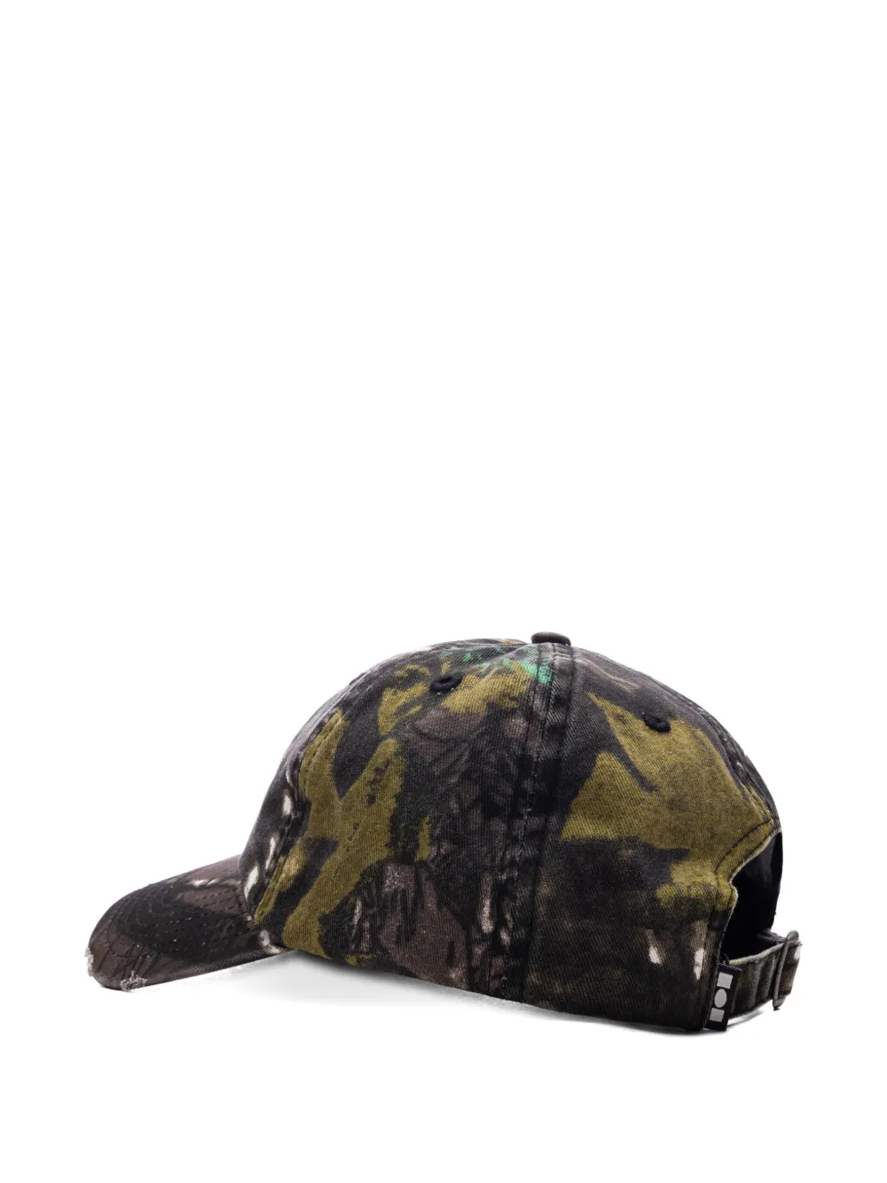 Nahmias Camouflage-print Baseball Cap In Black
