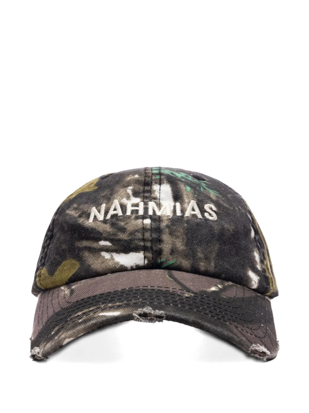 Nahmias Camouflage-print Baseball Cap In Black