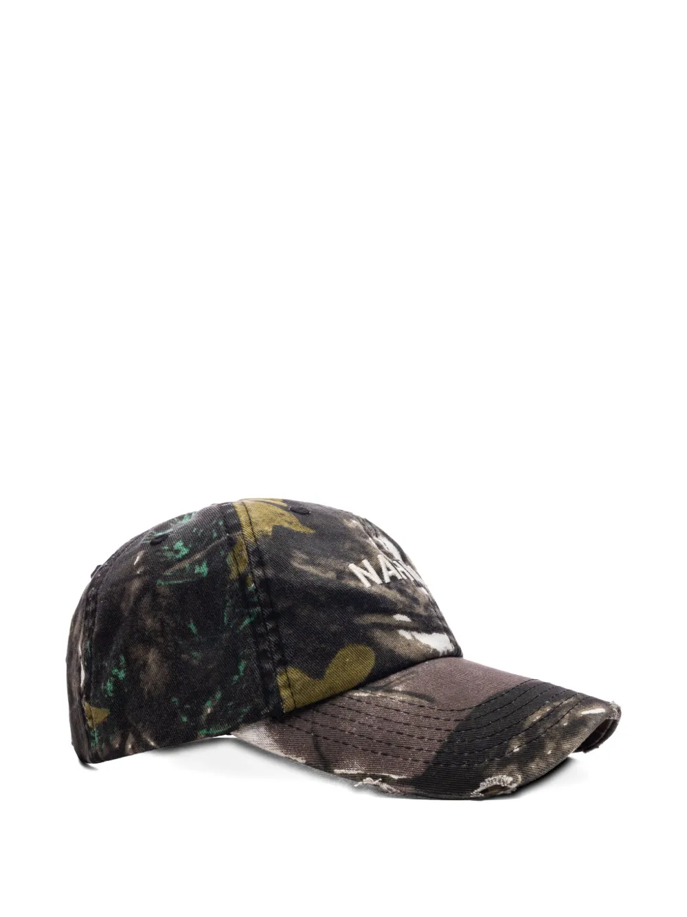 Nahmias Camouflage-print Baseball Cap In Black
