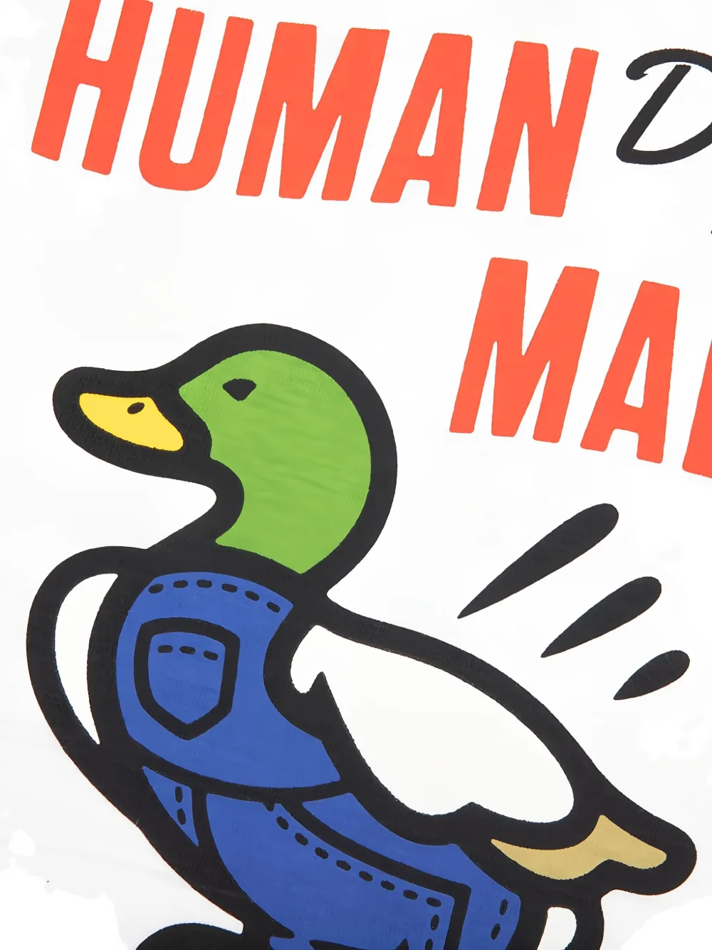 Human Made logo-print T-shirt Wit