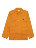Needles x Smith's butterfly-embroidered jacket - Orange