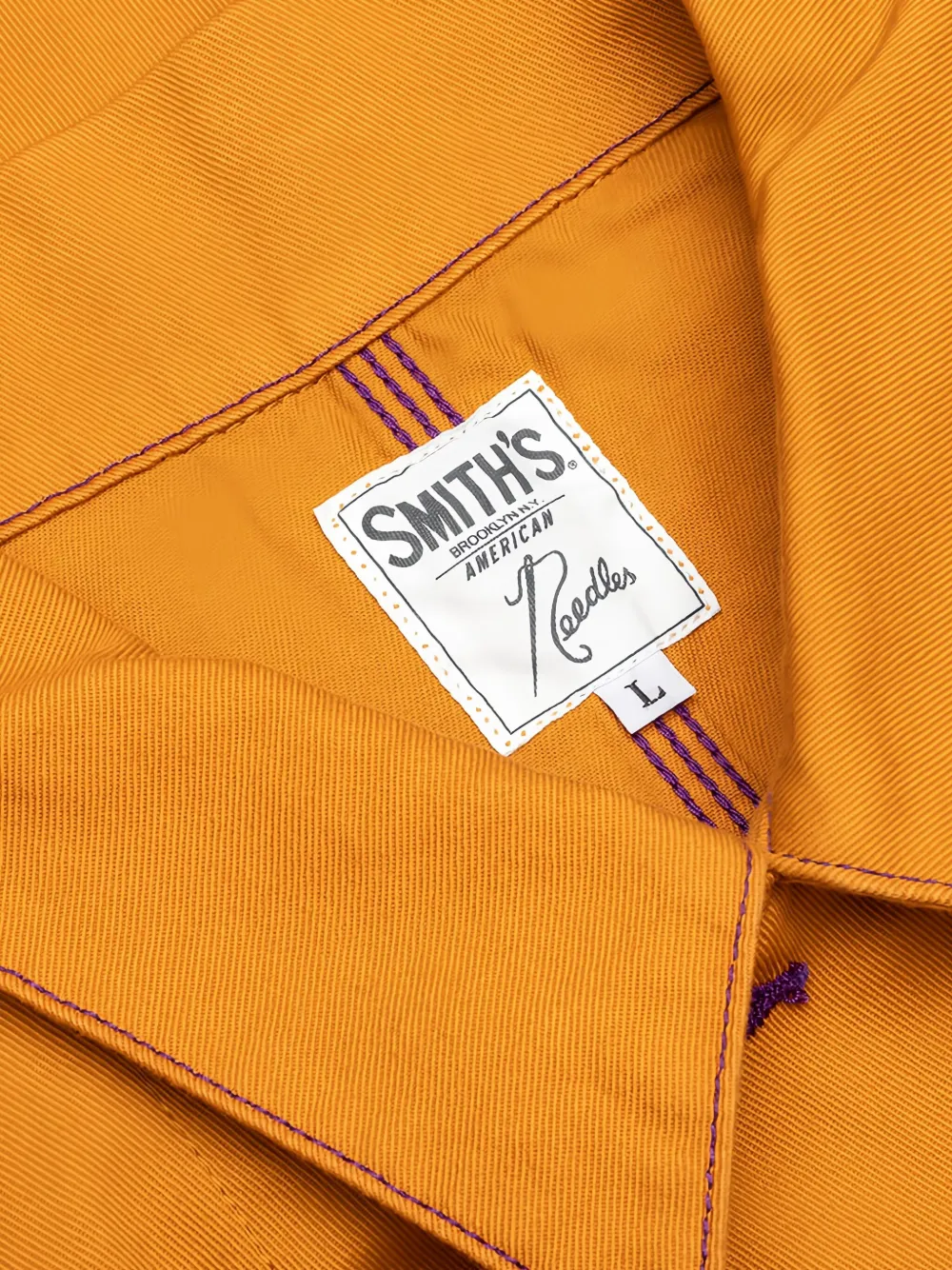 Needles x Smith's butterfly-embroidered jacket Oranje