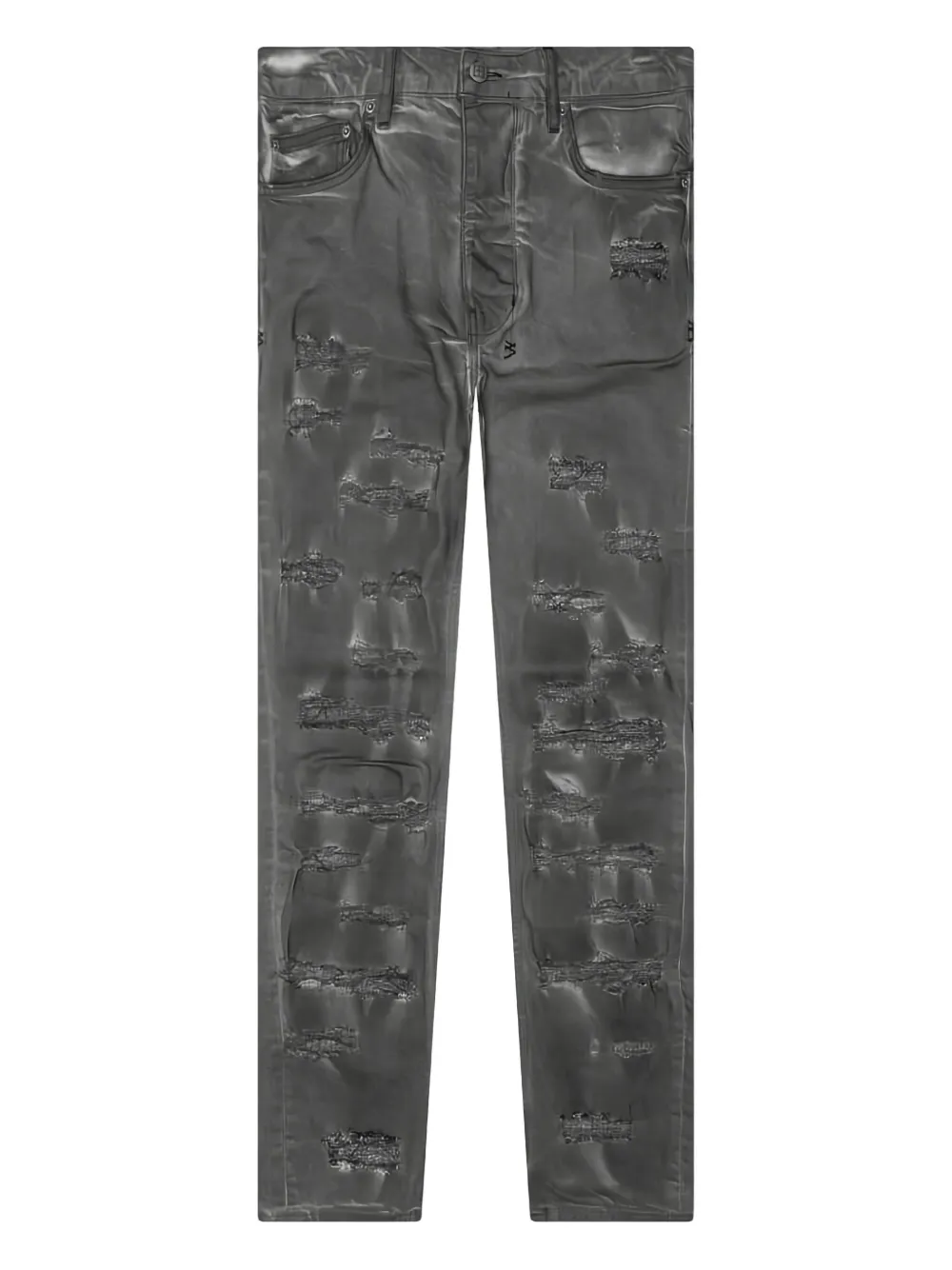 Ksubi Chitch Oil Slick Repair jeans Zwart