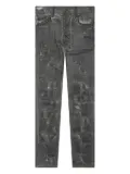 Ksubi Chitch Oil Slick Repair jeans - Black