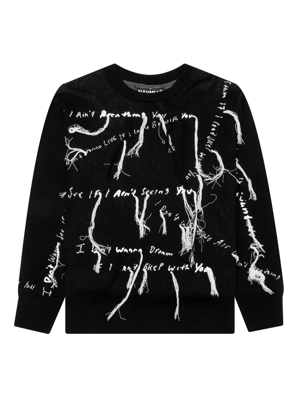 Nahmias X Kodak crew-neck sweater - ブラック Nahmias X Kodak crew-neck sweater - ブラック