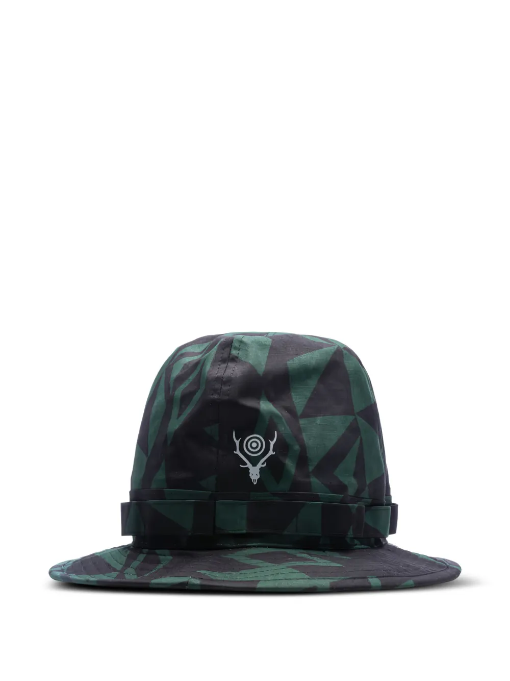 South2 West8 Geometric-print Hat In Green