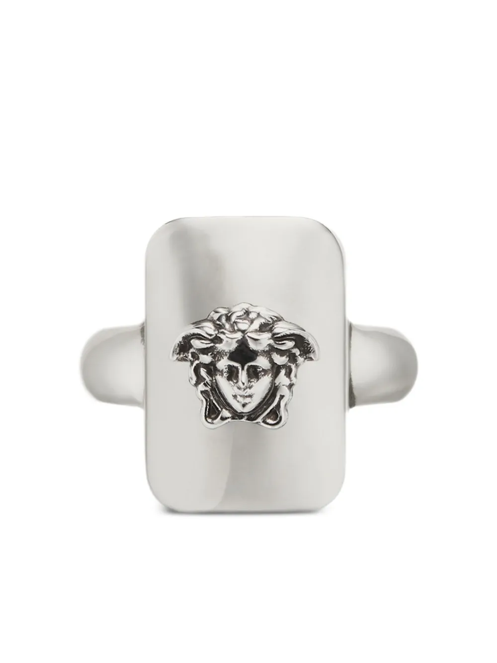 Versace Medusa-head square ring | Silver | Image 1