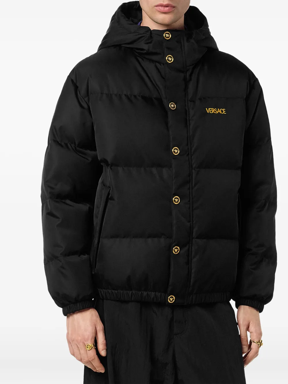 VERSACEダウン VERSACE JEANS COUTURE ヴェルサーチェ ダウンジャケット メンズ