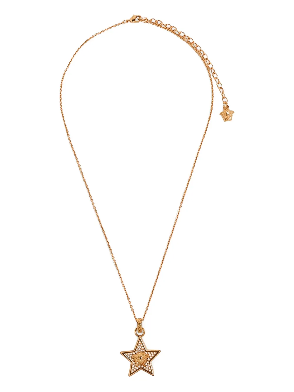Versace Medusa-head star necklace - Oro