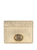 Kurt Geiger London Chelsea eagle-head crystal-embellished card holder - Metallic