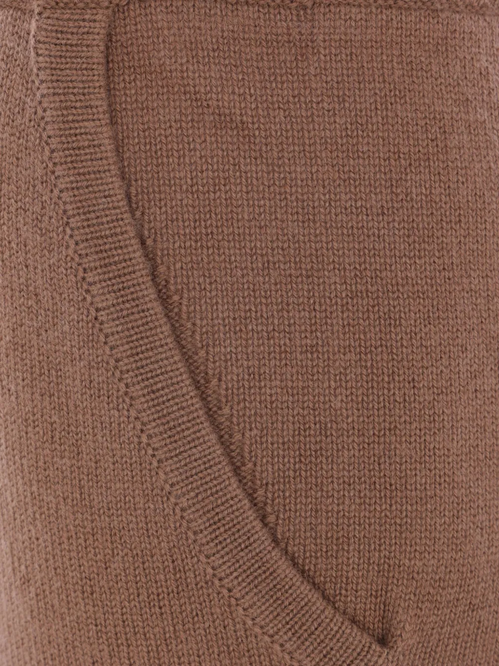 'S Max Mara Opera elasticated-waistband knit trousers Bruin