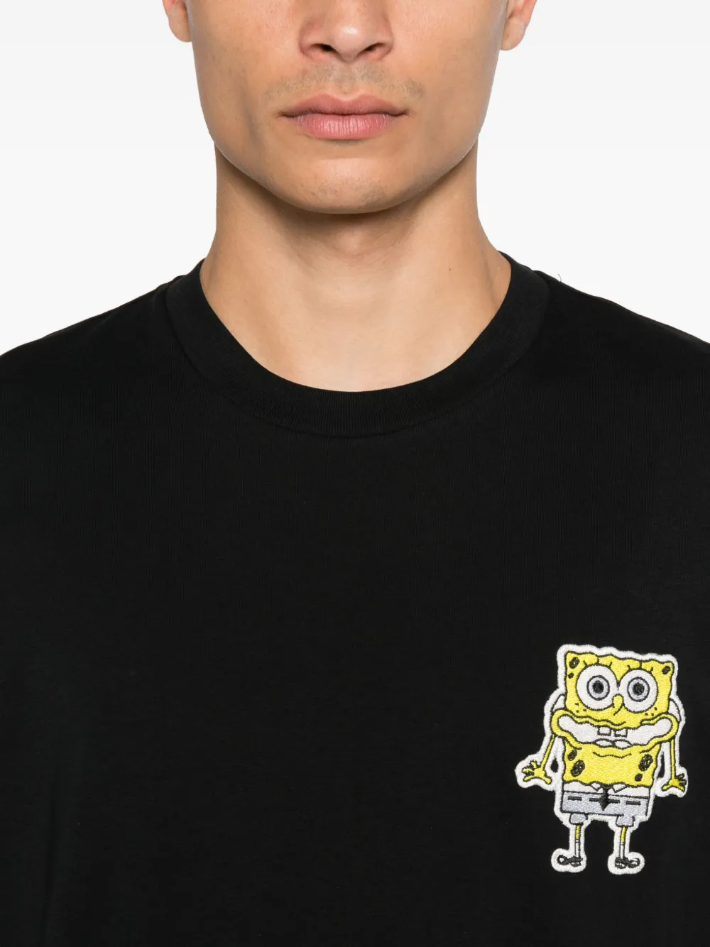 Iceberg x SpongeBob Squarepants T-shirt met print Zwart