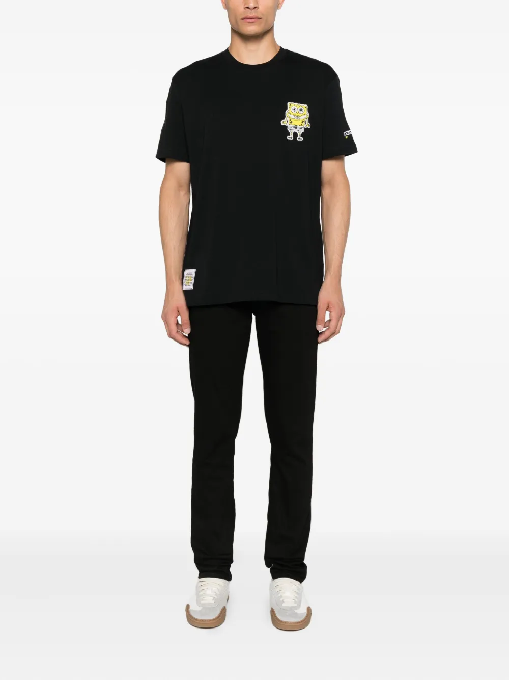 Iceberg x SpongeBob Squarepants T-shirt met print - Zwart