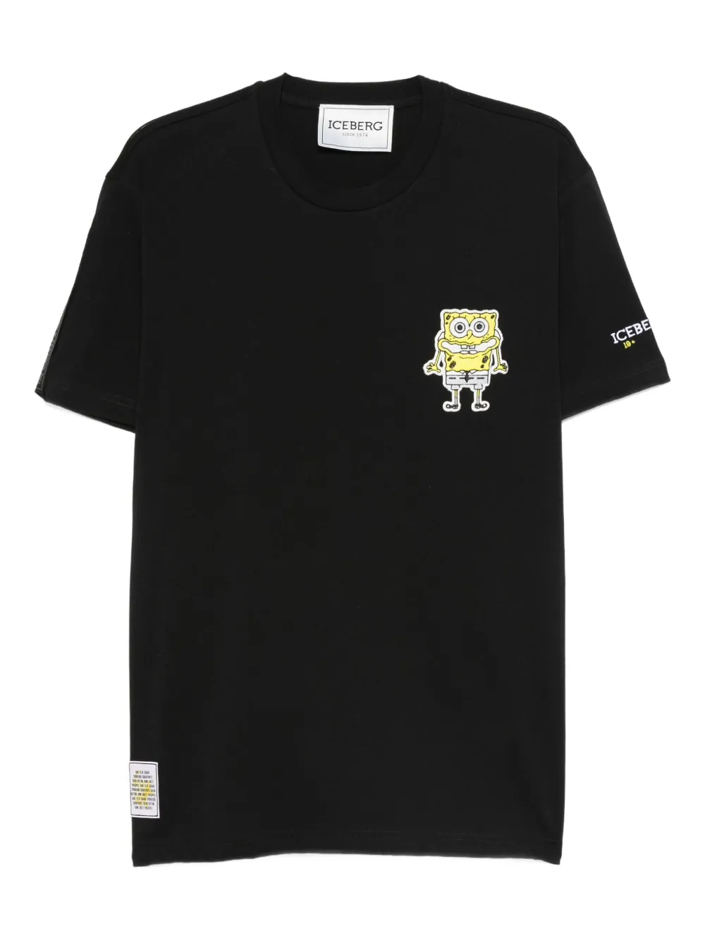 Iceberg x SpongeBob Squarepants T-shirt met print Zwart