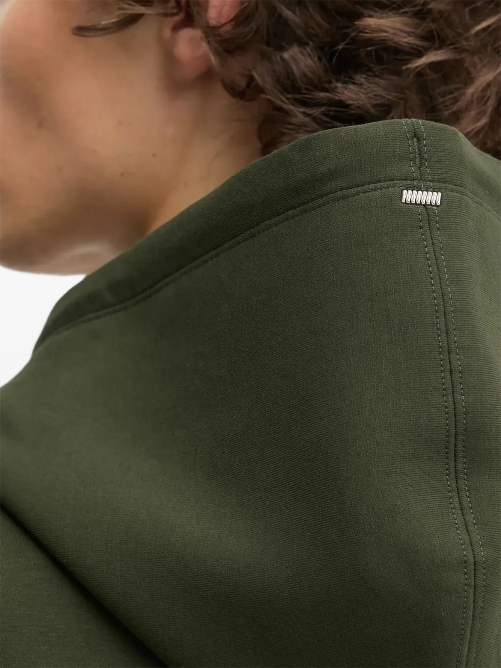 Hugo Boss Zip-pockets Hoodie In Green