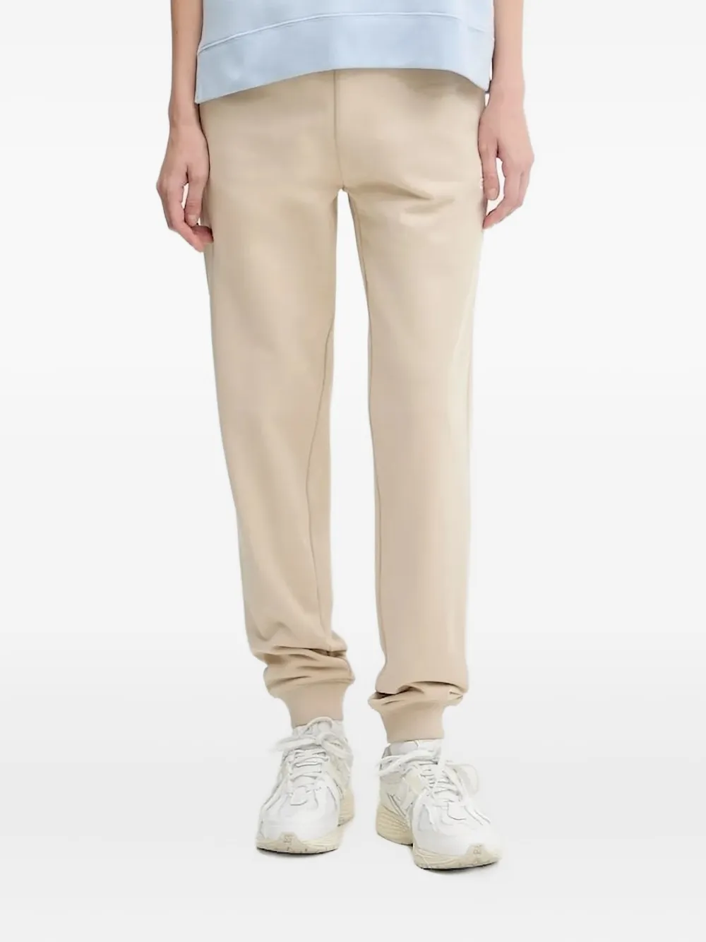 HUGO Joggingbroek met geborduurd logo Beige