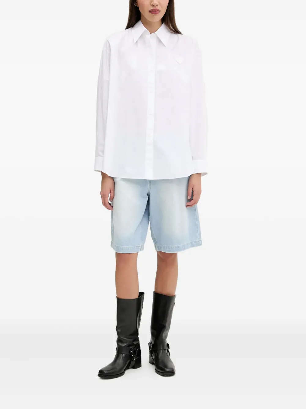 HUGO Happy  printed shirt - Wit
