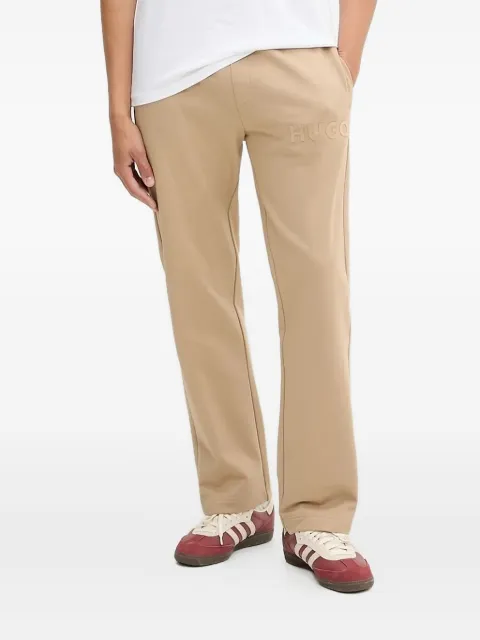 HUGO Jogginghose mit Logo-Applikation