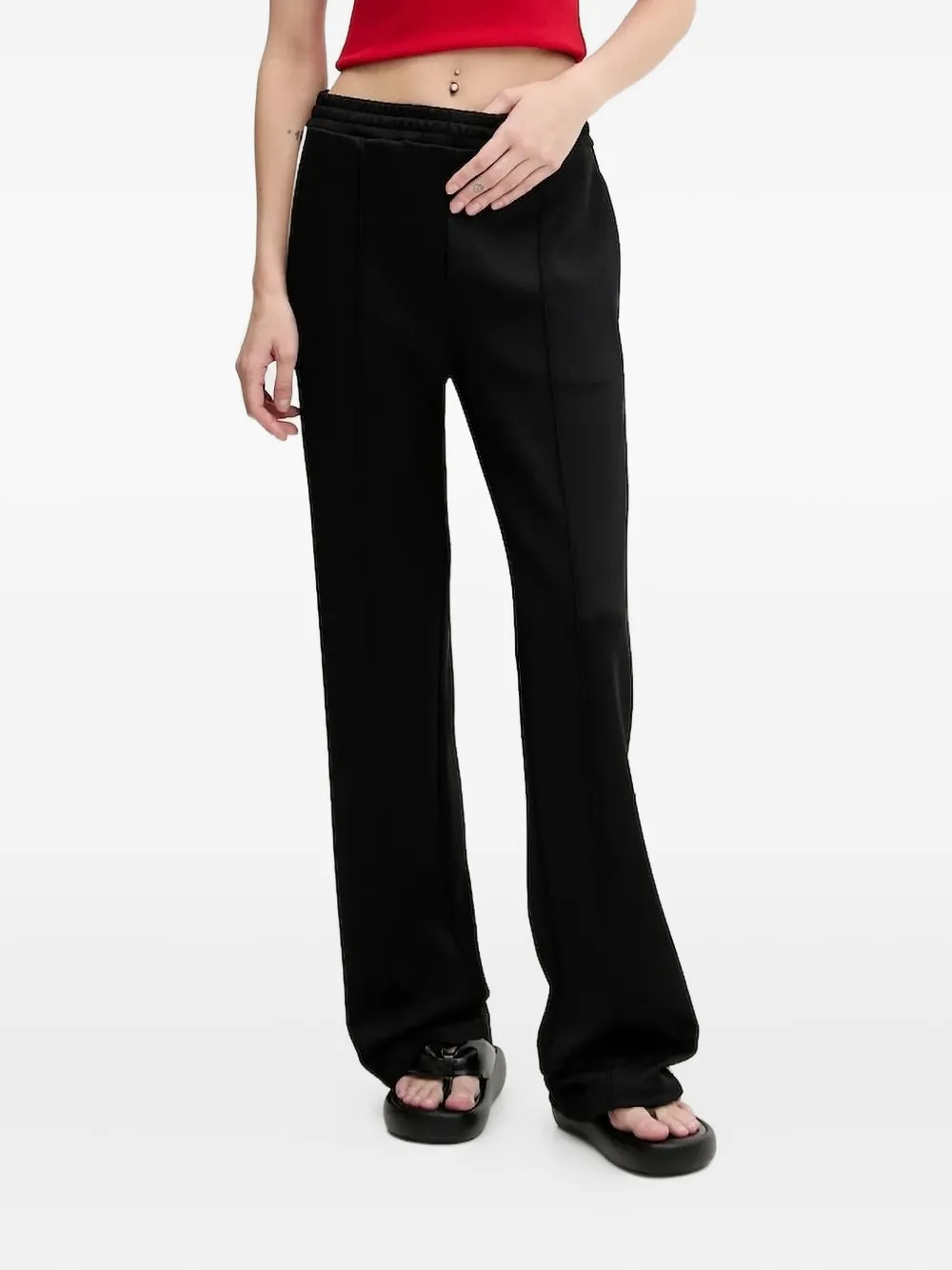 Hugo Boss Side-stripe Track Pants In Black