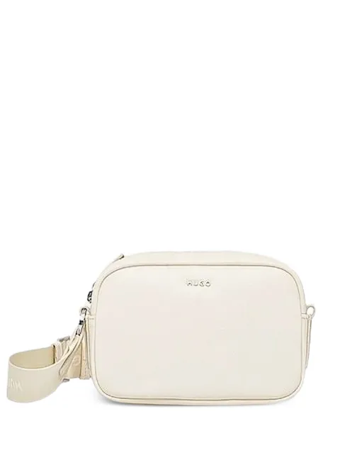 HUGO bolsa crossbody con placa del logo