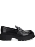 HUGO buckle-detail platform loafers - Black