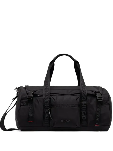 HUGO logo-strap holdall