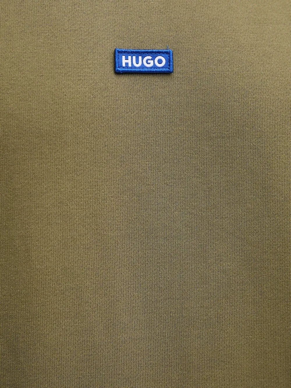 HUGO Sweater met logopatch Groen