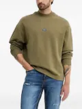 HUGO logo-patch sweatshirt - Green