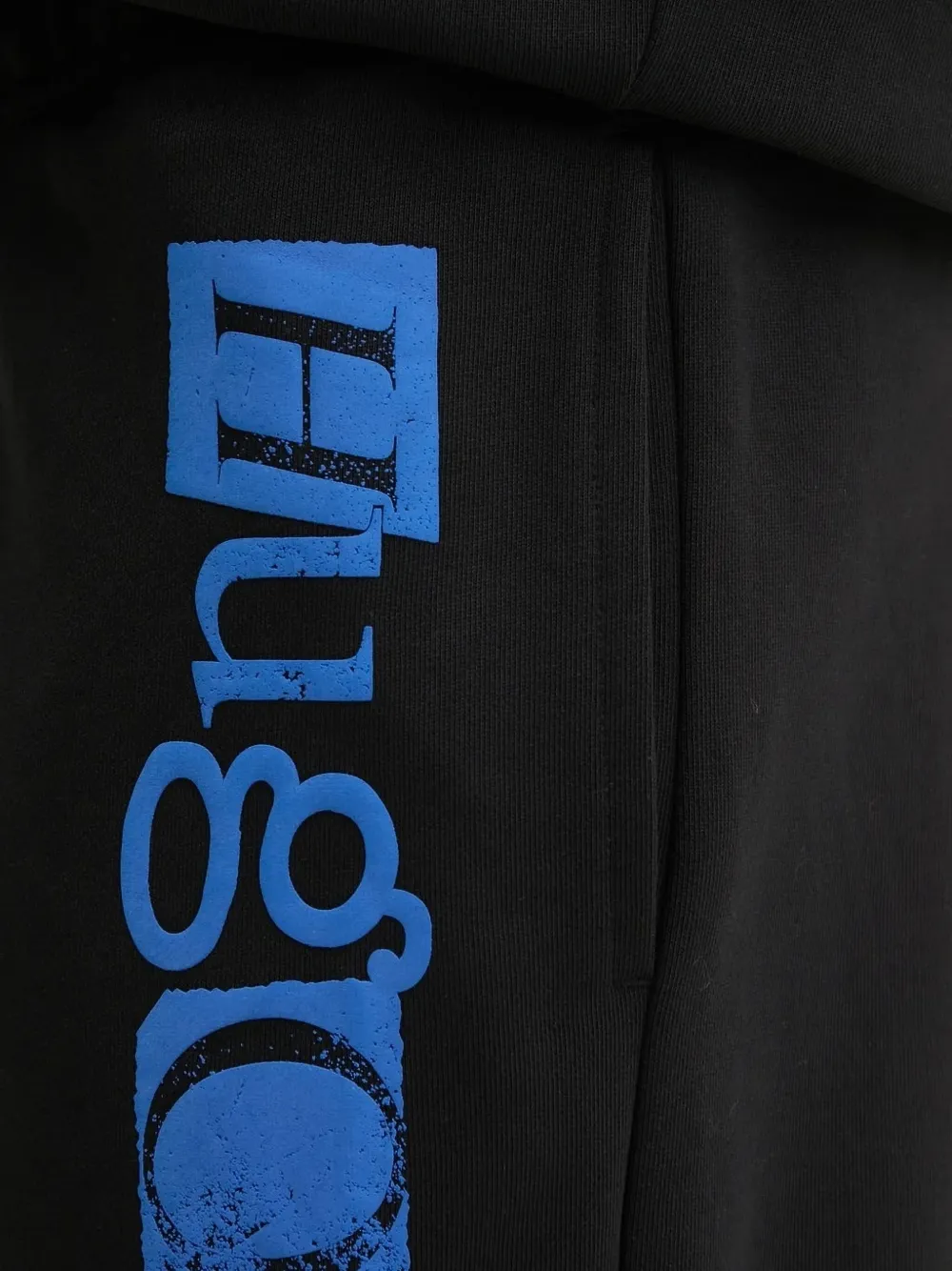 HUGO logo-print track pants Zwart