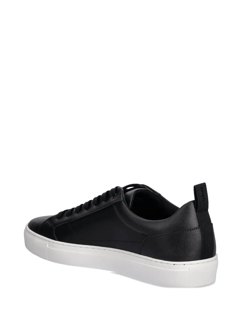 HUGO Morrie lace-up leather sneakers Black