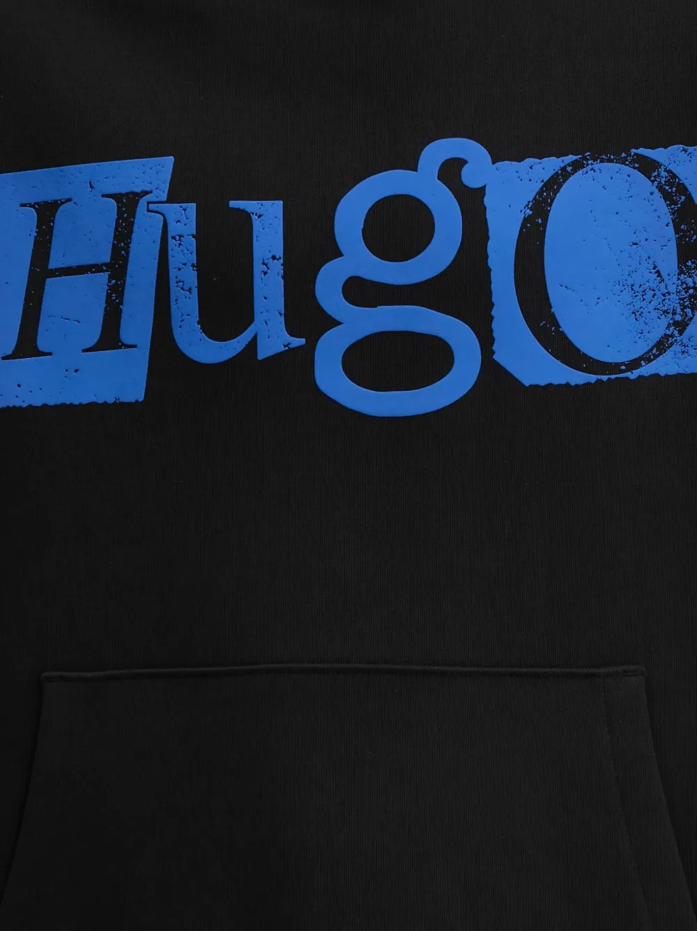 HUGO Sweater met logoprint Zwart