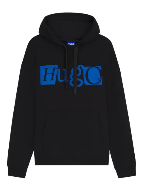 HUGO logo-print hoodie