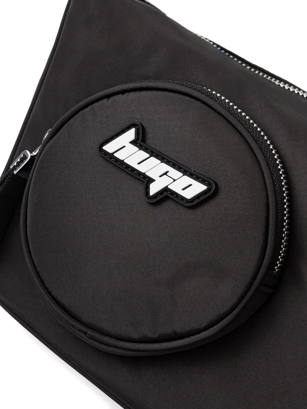 HUGO logo cross body bag Zwart