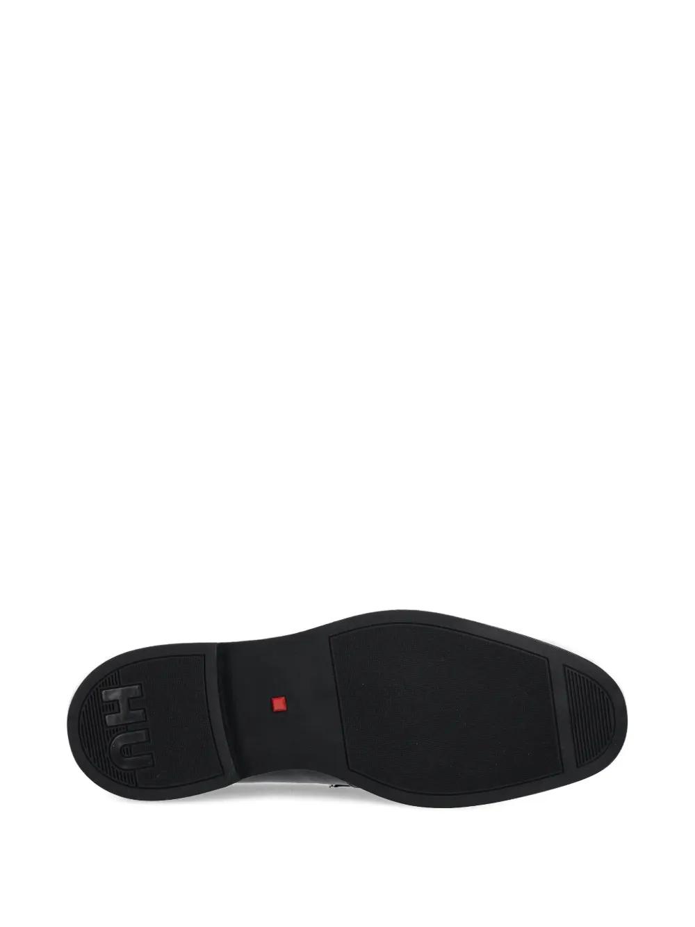 HUGO penny leather loafers Black