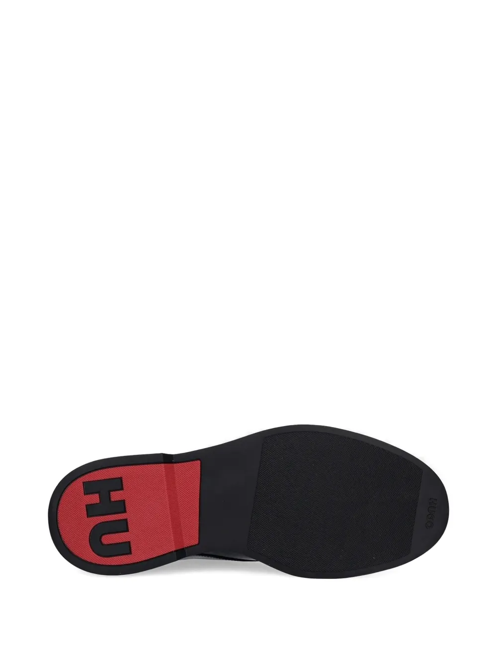 HUGO leather lace-up derby shoes Black